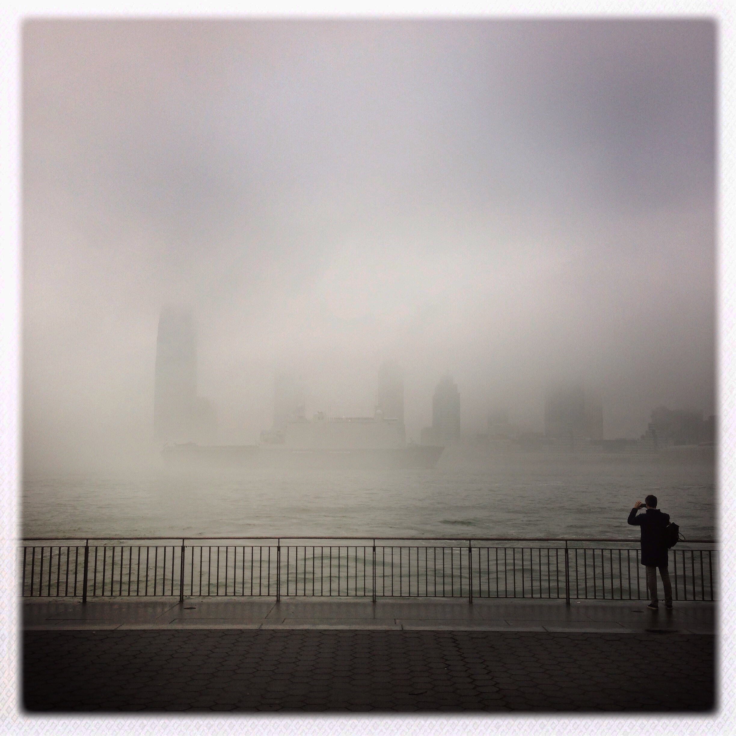 Fog Photographer Battery Park Promenade