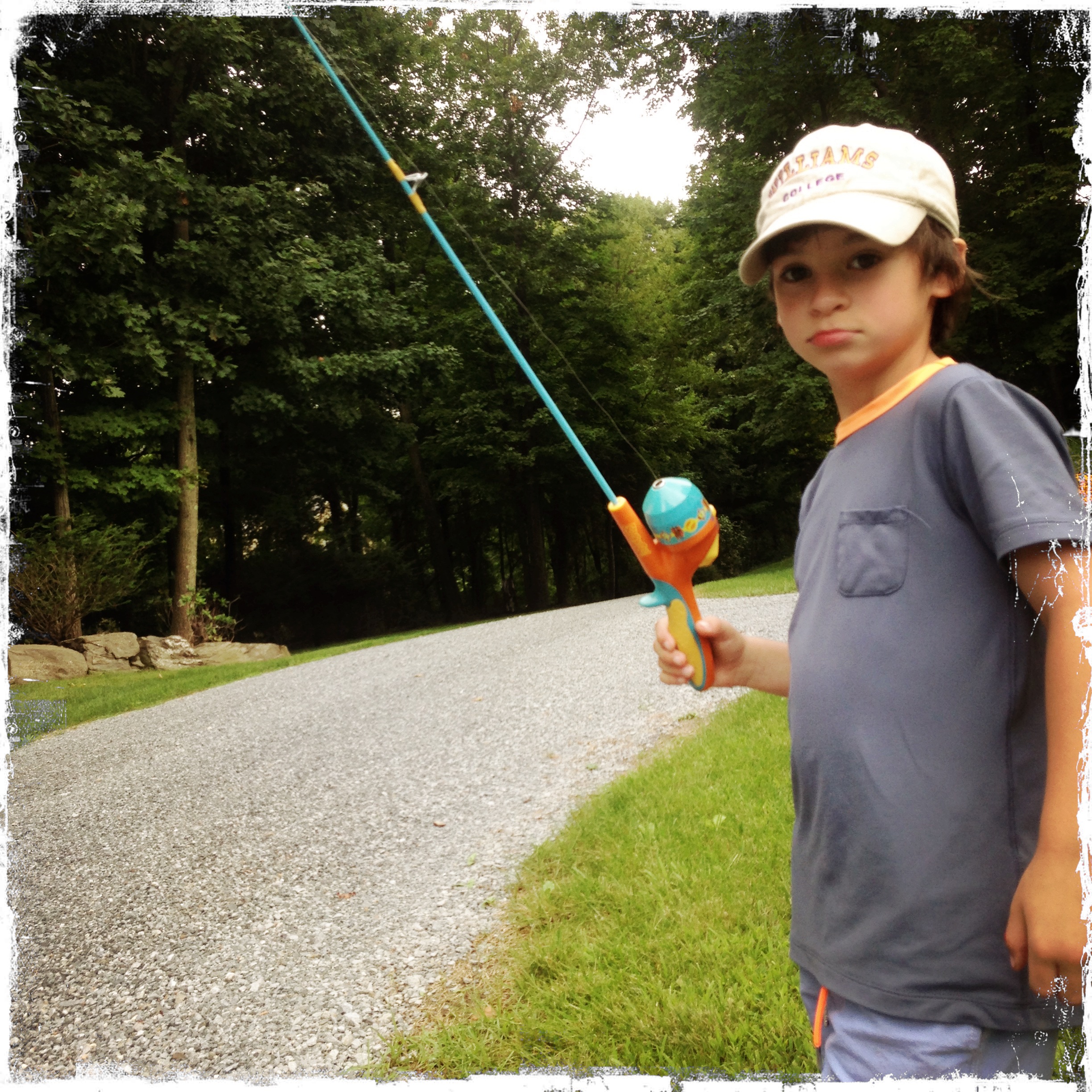 Boy Fishing Rod