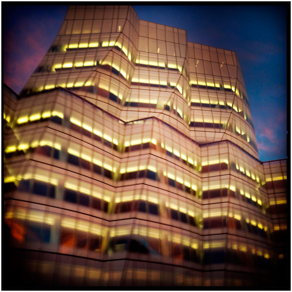 Illuminated Building