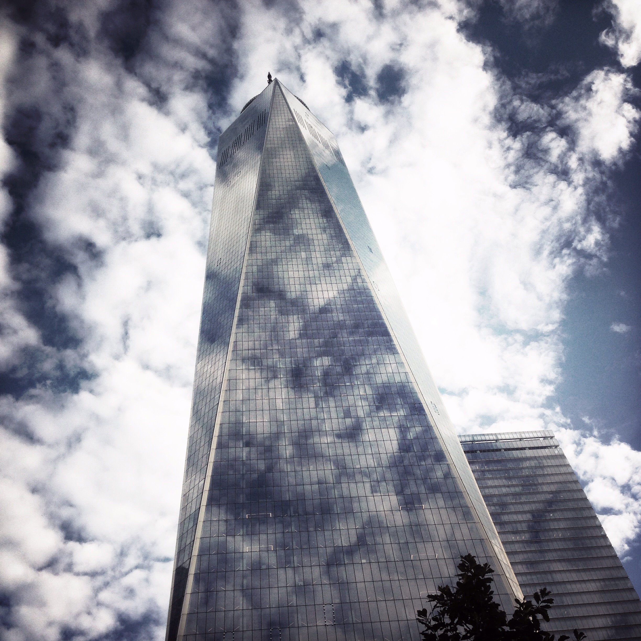 Reflecting Clouds Freedom Tower