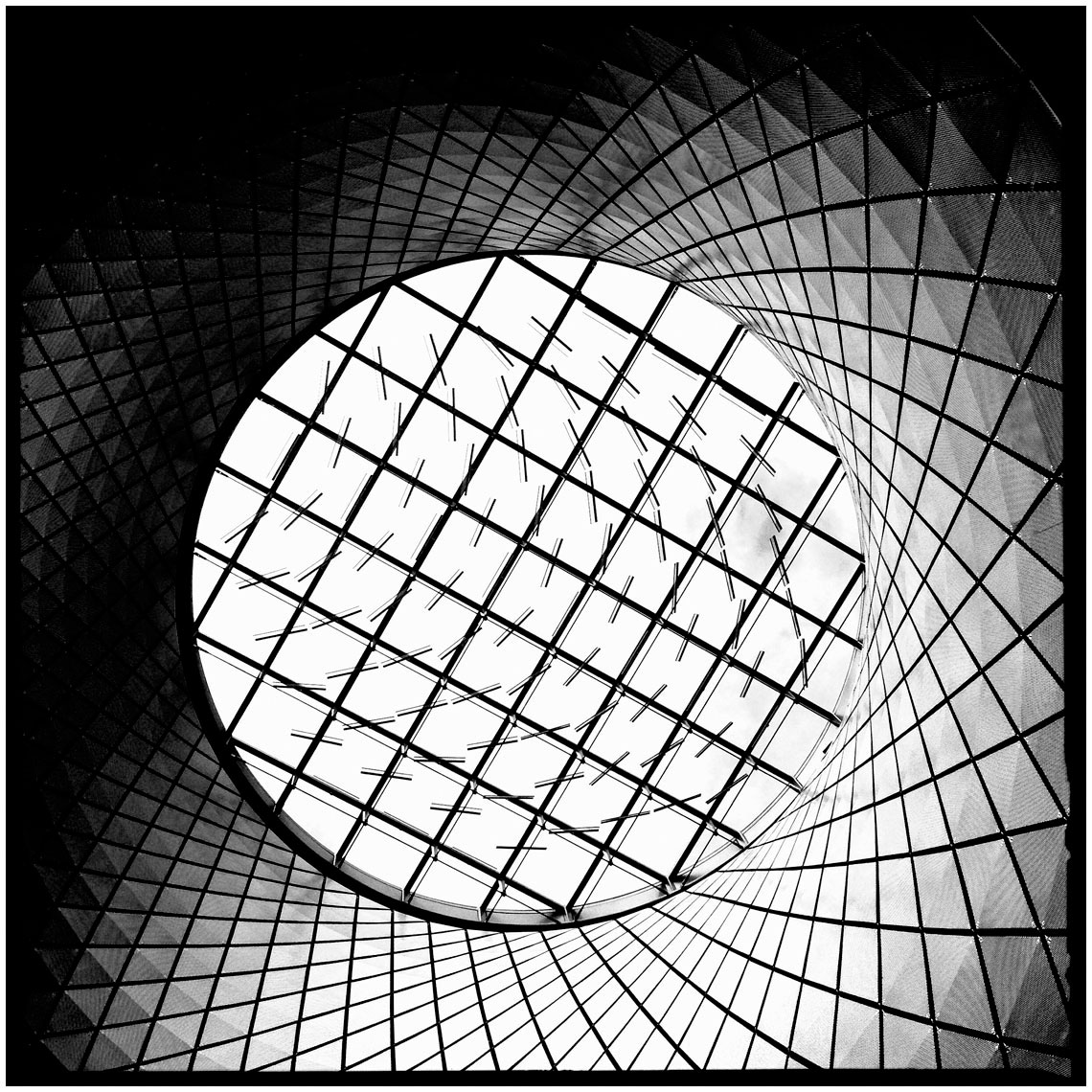 Grid SkyLight Fulton Street Subway NYC
