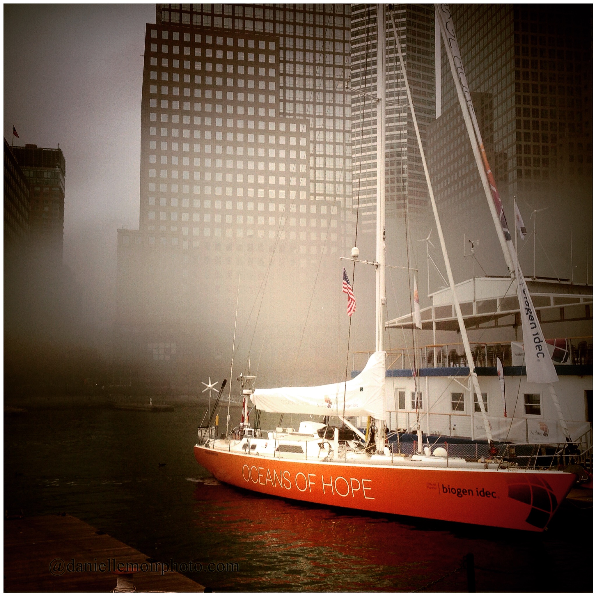 Sailboat in the Fog