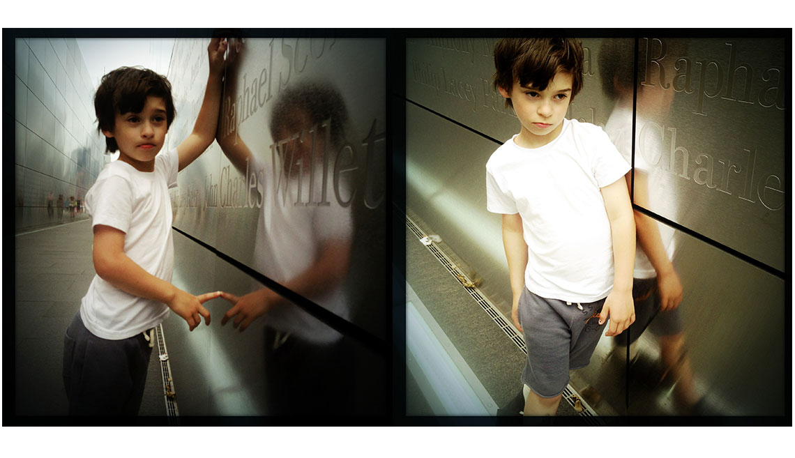 Boy at Memorial