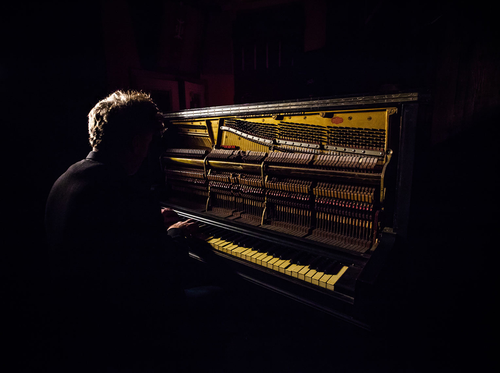 Jon Cleary Piano Silhouette