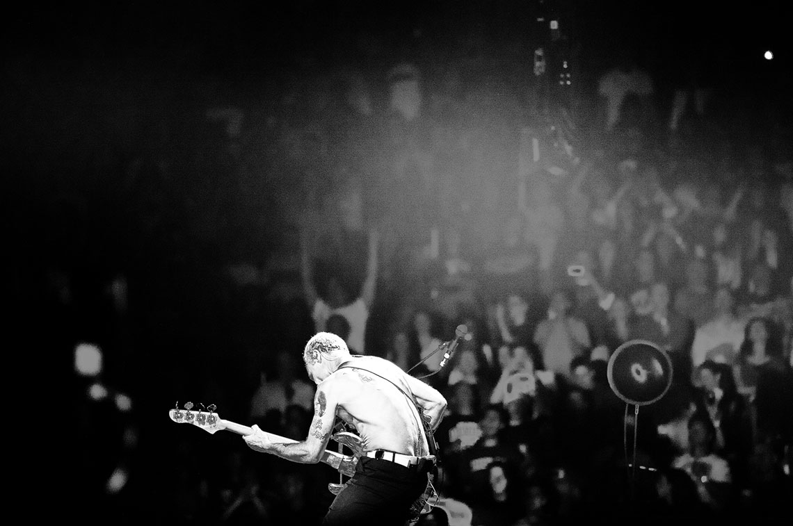 Flea Guitar on Stage
